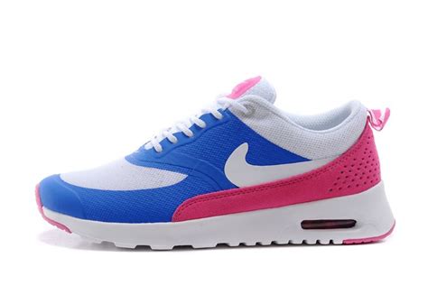 nike sneakers dames blauw roze